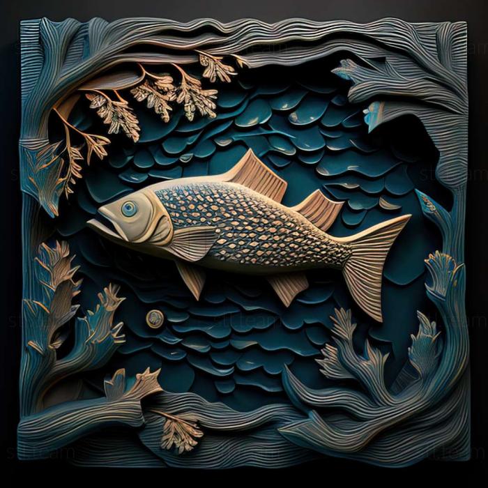3D модель Нежаберна Рахова риба (STL)